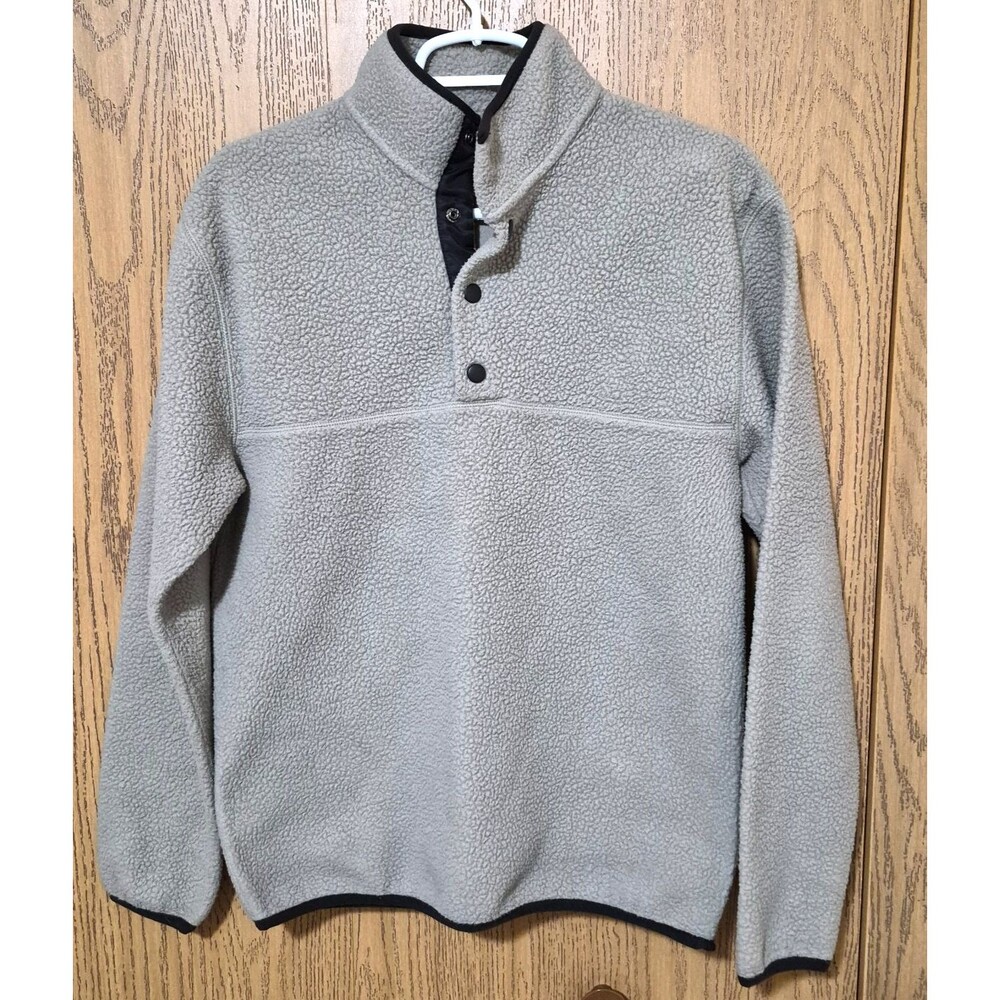 Artisans The Art Of Apparel Men's Beige Fleece Pullover Sweatshirt Sweater Sz S